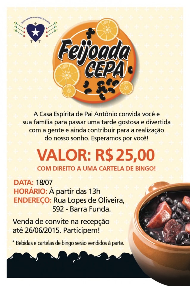 Modelo De Rifa De Feijoada